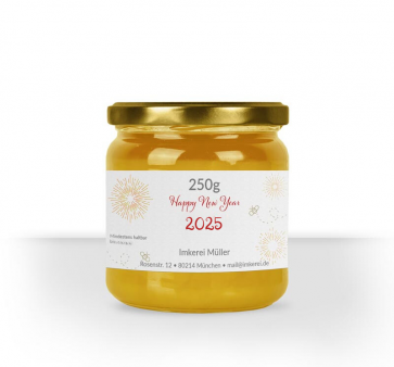 Kleines Etikett "Neujahr"