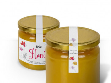 Ansicht der Siegelstreifen "Blumenfreund"