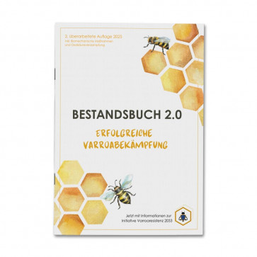 Titelblatt Bestandbuch 2.0 Varroabekämpfung 2025