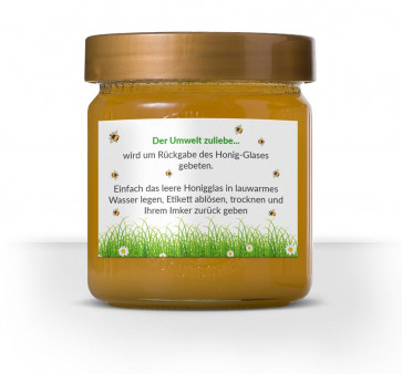 DIB-konformes Rückseitenetikett "Gänseblümchen"