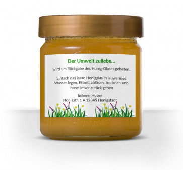 DIB-konformes Rückenetikett "Wiese"