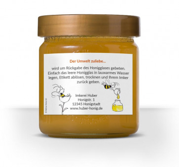 DIB-konformes Rückenetikett "Bienenfreundinnen" von Helme Heine