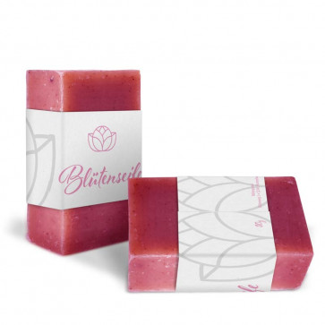 Papierbanderole "Blütenseife"