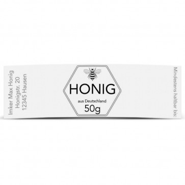 Mini-Etikett "Bienenstolz" 