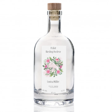 Kleines Flaschenetikett "Fotokranz"