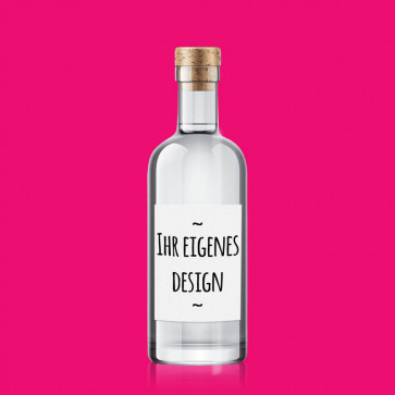 Ihr großes Flaschenetikett als Blanko-Vorlage
