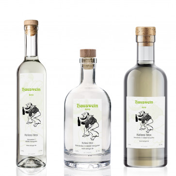 Familien-Aufstellung Flaschenetikett "Männerrausch"