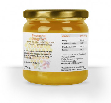 Rückseitenetiketten "Aquarell Wabe"