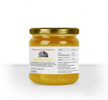 Kleines Rückseitenetikett "Bienenhaus"