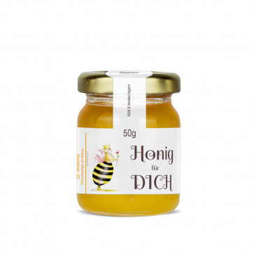 Mini-Gewährverschlussetiketten für 50g Honiggläser