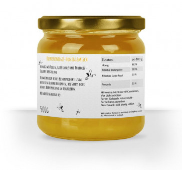 Rückseitenetiketten "Blütenhonig"