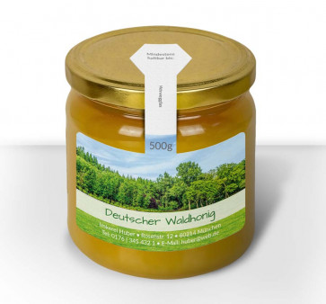 Großes Gewährverschlussetikett "Honigtau"