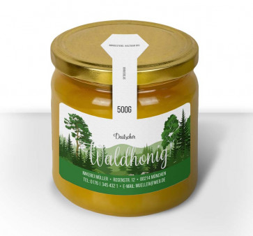 Großes Gewährverschlussetikett "Märchenwald"