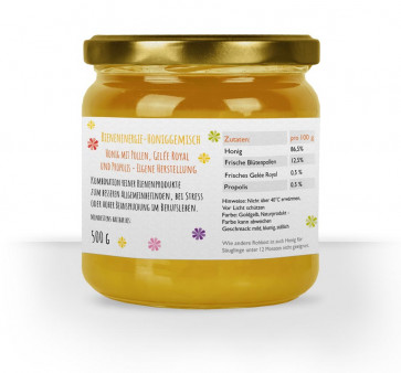 Rückseitenetiketten "Happy Flowers"