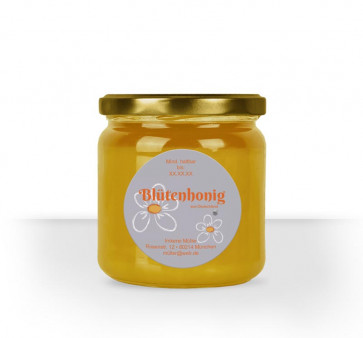 Runde Etiketten "Kreideblatt"