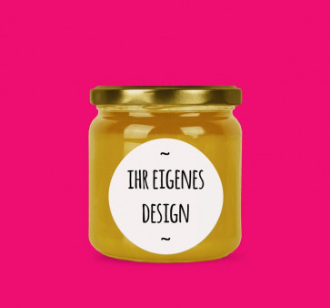 Blanko-Designvorlage für runde Etiketten