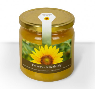 Gewährverschlussetikett "Sunpower" auf Glas