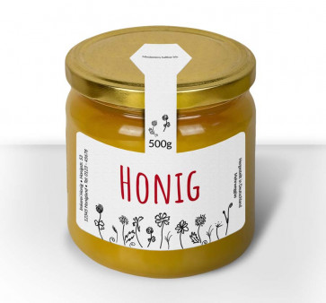 Kleine Gewährverschlussetiketten "Wiesenfreude"