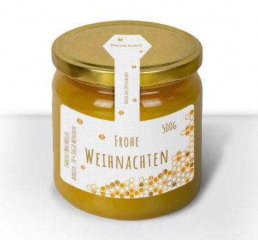 Kleine Gewährverschlussetiketten "Waben"