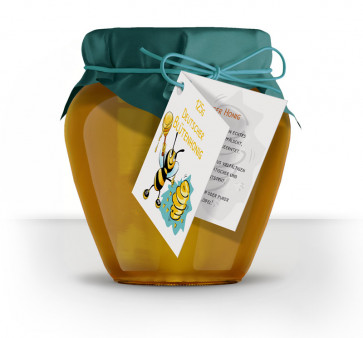 Geschenkanhänger als Klappkarten "Wilde Maja", 4-seitig