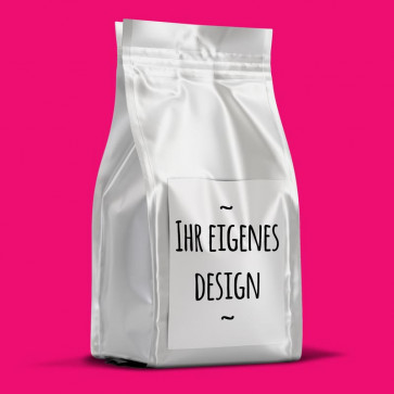 Ihr quadratische Kaffee-Etikett als Blanko-Vorlage