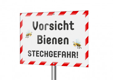Warnschild "Stechgefahr!"