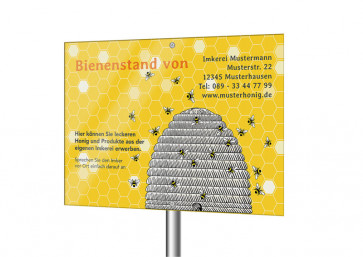 Werbeschild "Wabenprofi"