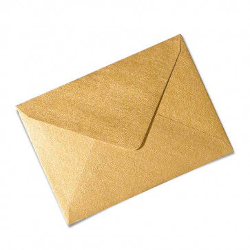 Briefumschlag, gold, gummeriert