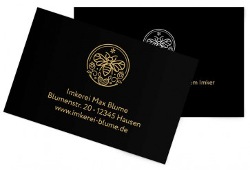 Vistenkarten "Goldlover" (Vorderseite)