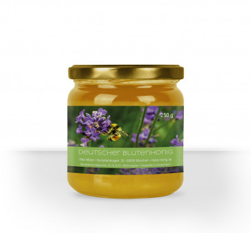 Kleine Honigglas-Etiketten "Lila Nektargenuss"