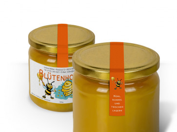 Siegeletiketten "Wilde Maja" orange