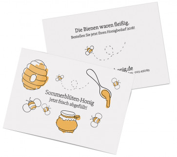 Werbepostkarten „The Bee“