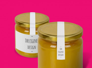 Siegeletiketten in Streifenform