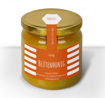 Gewährverschlussetikett "Modern Art"