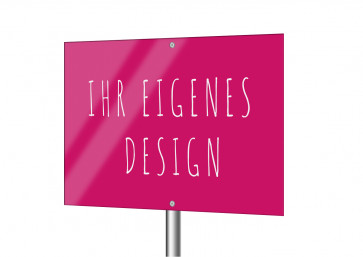 Frei gestaltbares Werbeschild
