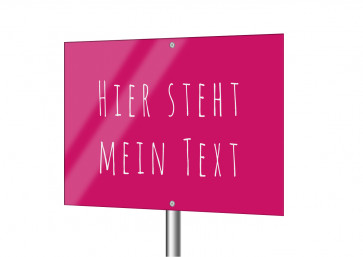 Werbeschild als pdf Upload