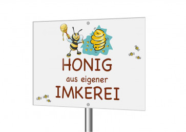 Aluverbundschild "Wilde Maja"