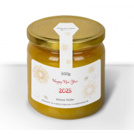 Große Gewährverschlussetiketten "Neujahr"