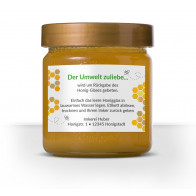 DIB-Rückenetiketten "Wabenhonig"