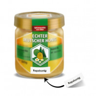 Sortenetiketten "Rapshonig" (Lagerprodukt)