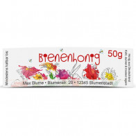 Mini-Honigetiketten "Blumentango"