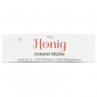 Mini-Honigglasetiketten "Honigzauber" 
