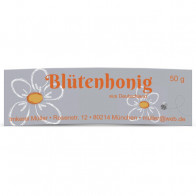 Mini-Honigglasetiketten "Kreideblatt"