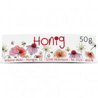 Mini-Honigetiketten "Poppy"