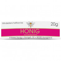 Mini-Honigetiketten "Bee Stripes"