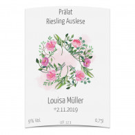 Flaschenetiketten "Fotokranz"