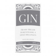 Flaschenetiketten "Pure Gin"