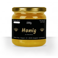 Honigetiketten "Black Bee"