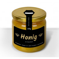 Große Gewährverschlussetiketten "Black Bee"