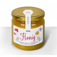 Große Gewährverschlussetiketten "Blumenfreund"